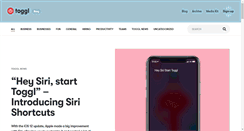 Desktop Screenshot of blog.toggl.com
